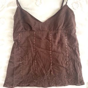 brown american eagle tank